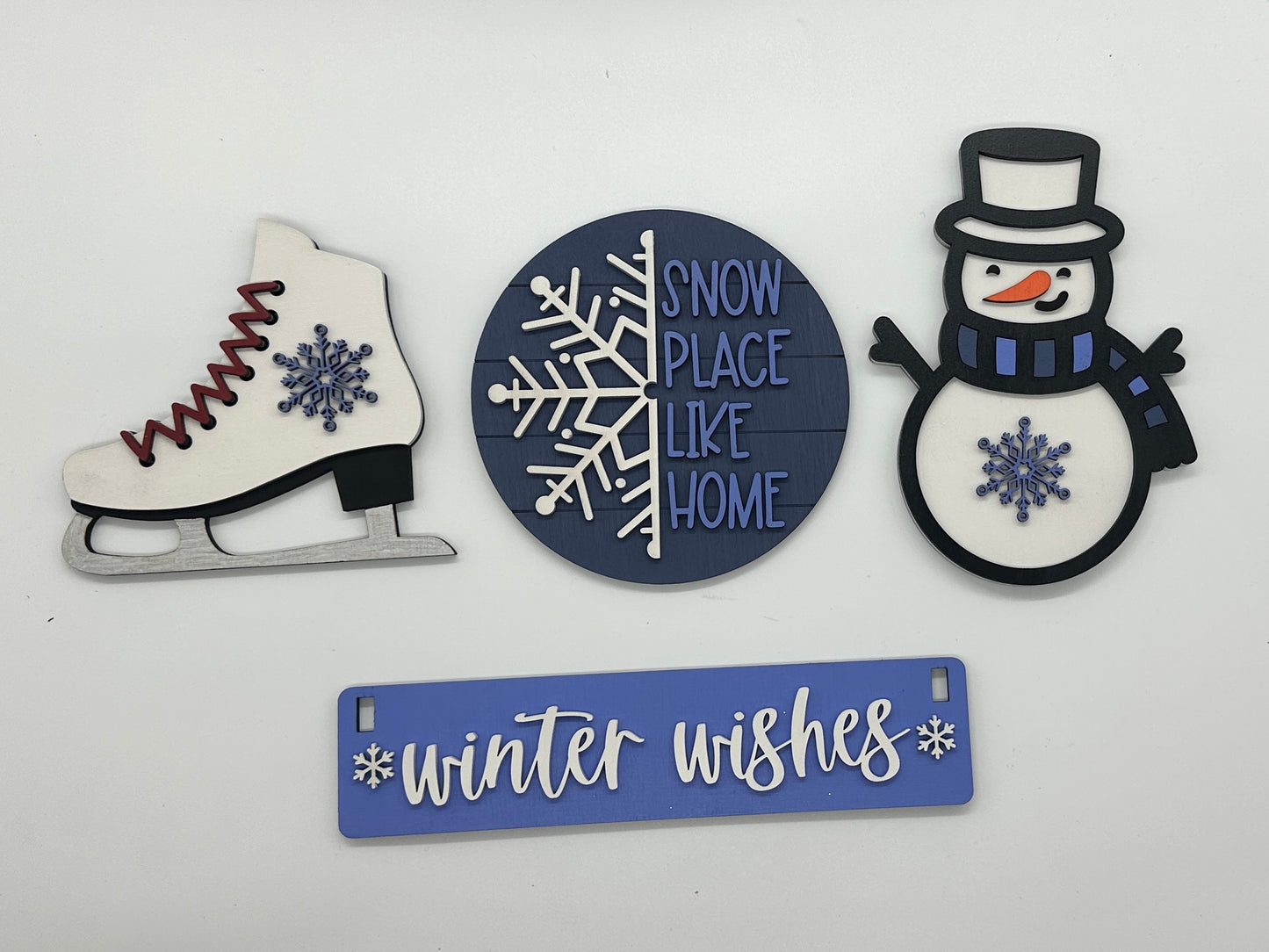 Winter Wishes Shelf Sitter Insert | Interchangeable Add On