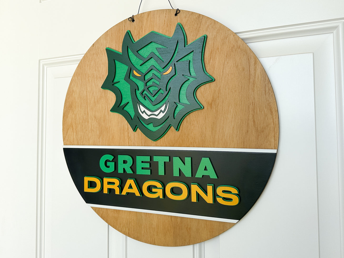Gretna Dragons Door Hanger