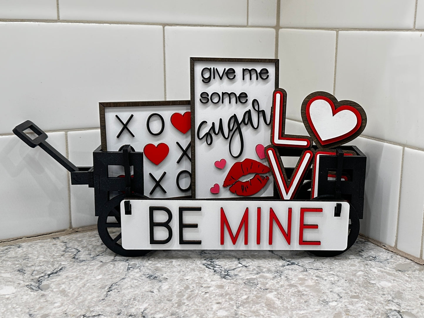 Valentine's Day | Be Mine | Shelf Sitter Insert | Interchangeable Add On