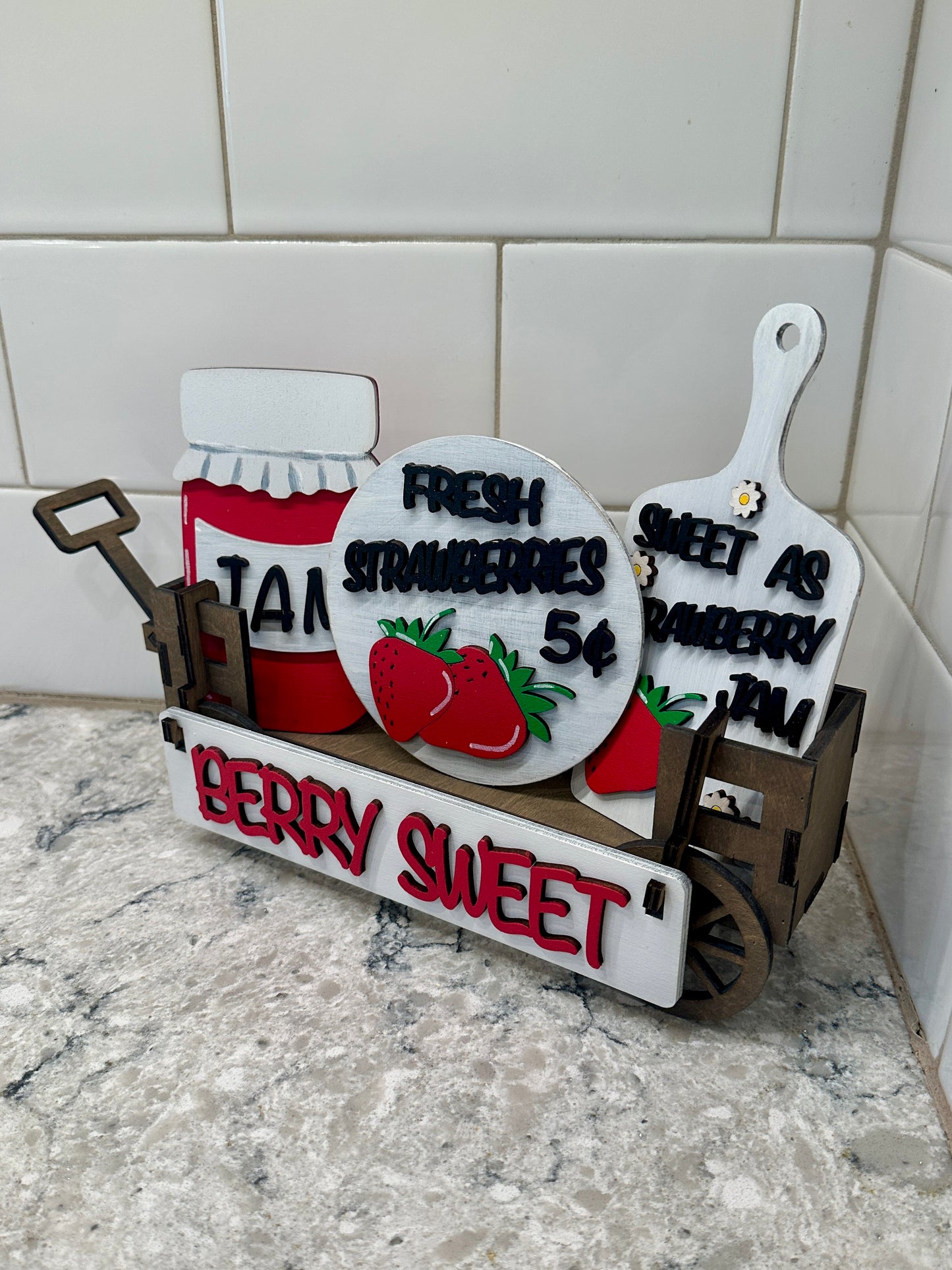 Strawberry Shelf Sitter Insert | Interchangeable Add On