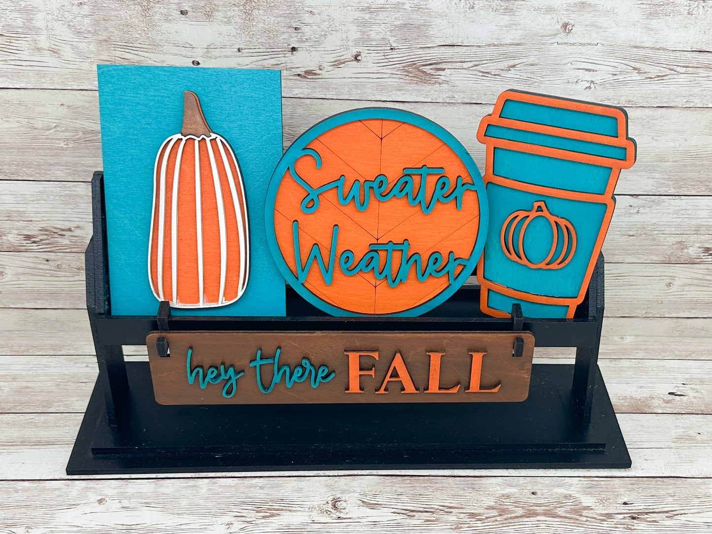 Hey There Fall Shelf Sitter Insert | Interchangeable Add On