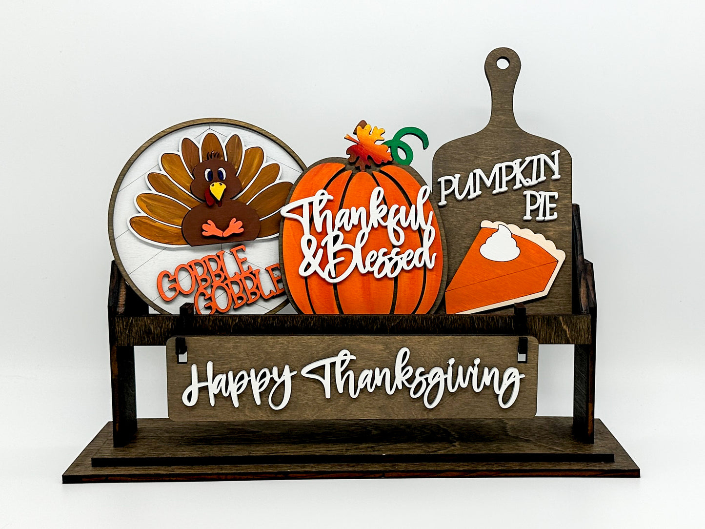 Happy Thanksgiving | Shelf Sitter Insert | Interchangeable Add On