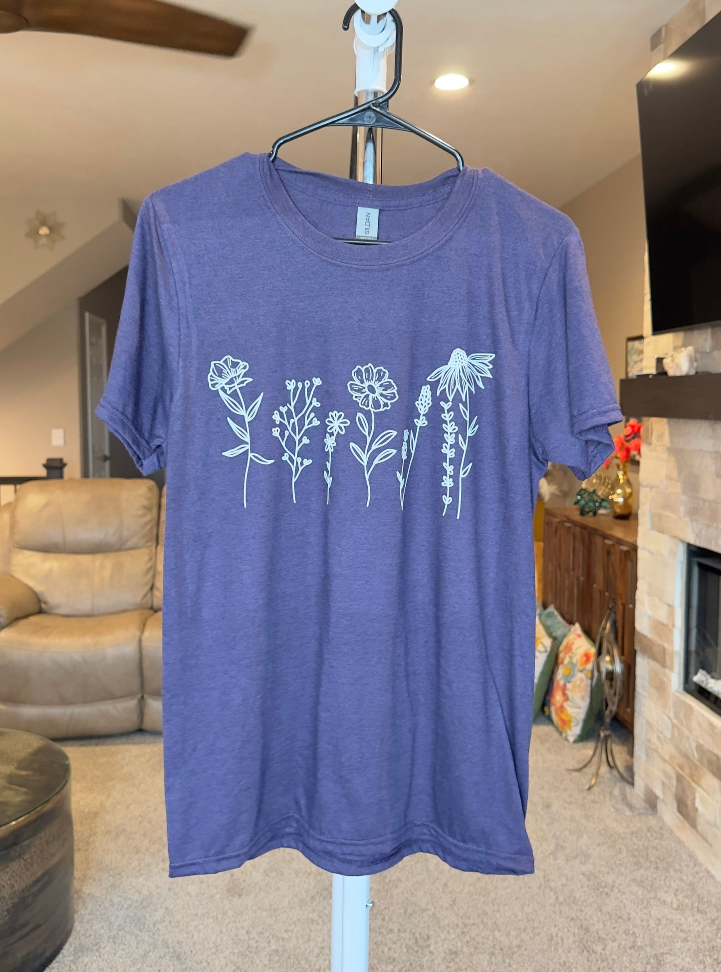 Small | Wildflowers | Blackberry | Tee & Tank Sale *