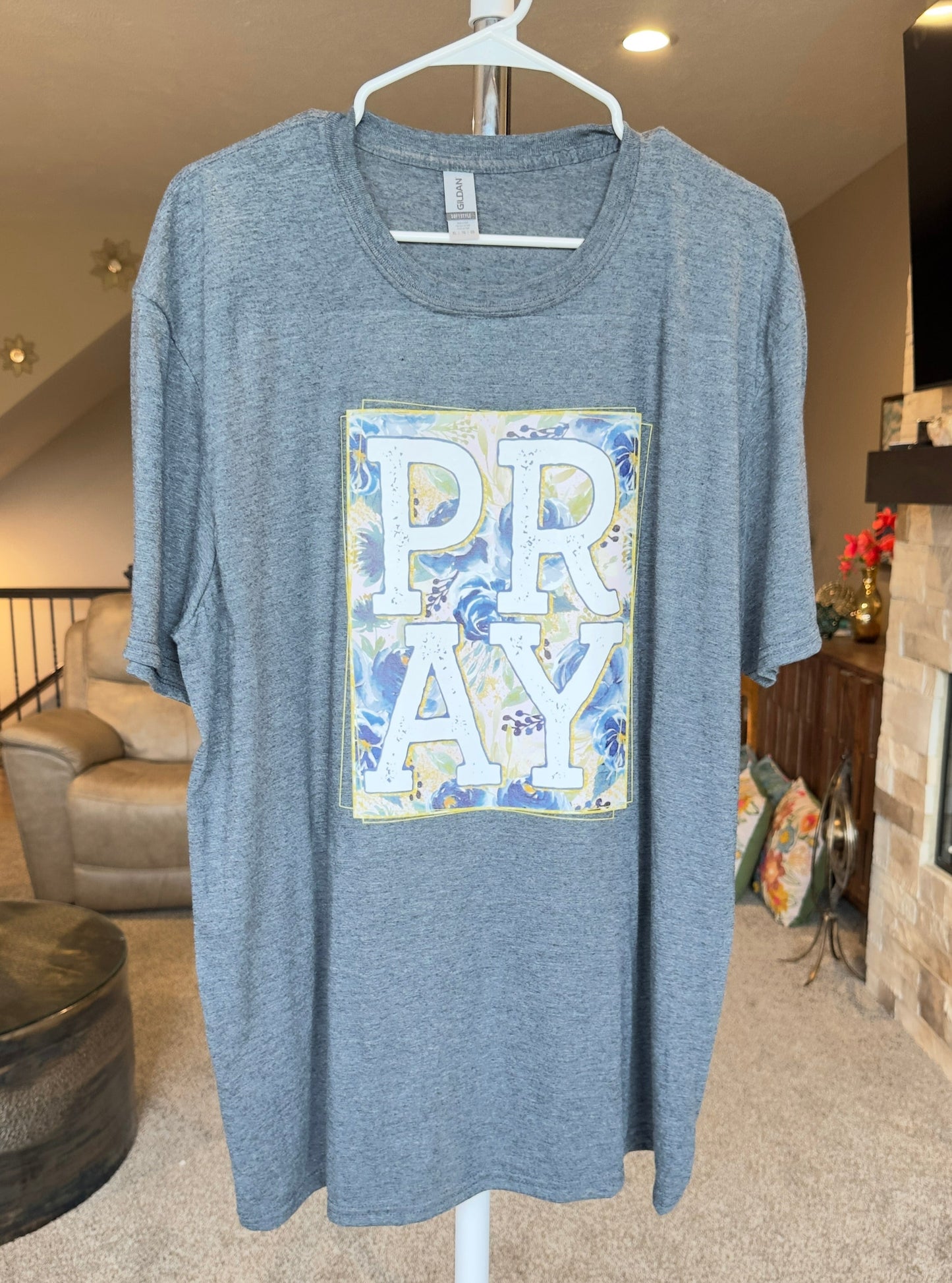 X-Large | Pray | Dark Heather | Tee & Tank Sale