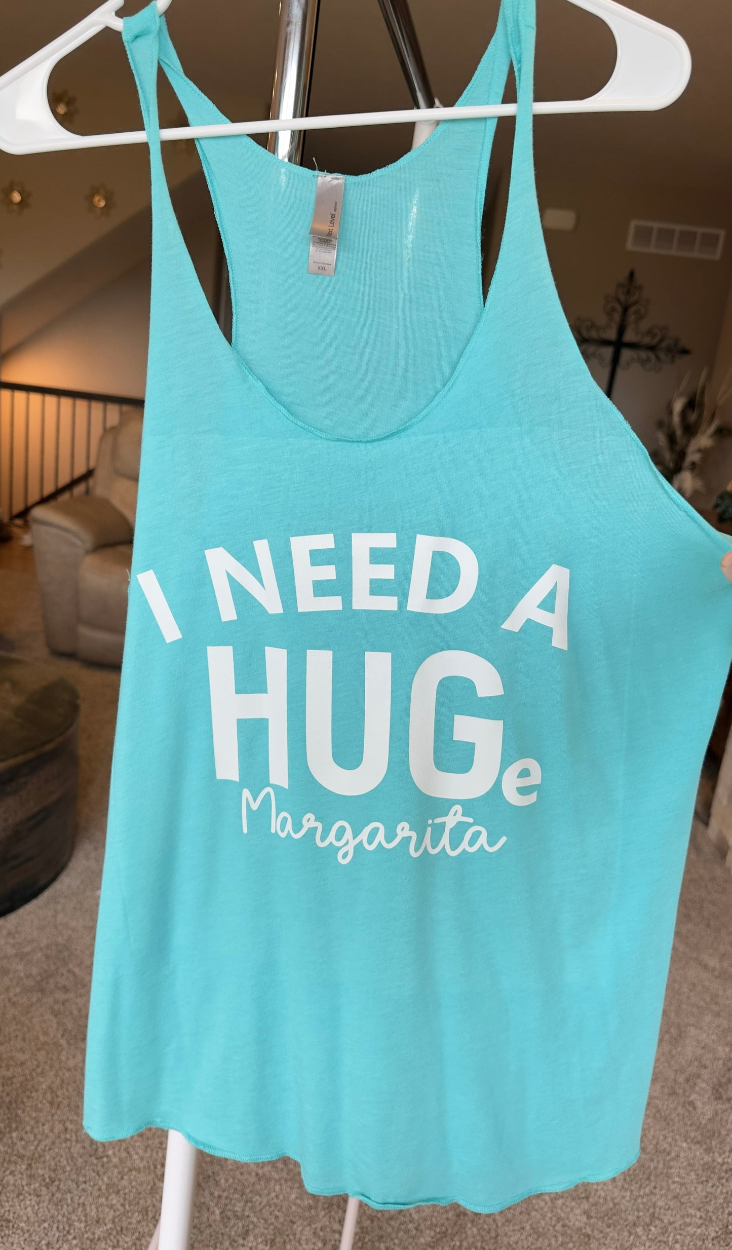 XX-Large | I Need A HUGe Margarita | Carribean Blue | Tee & Tank Sale