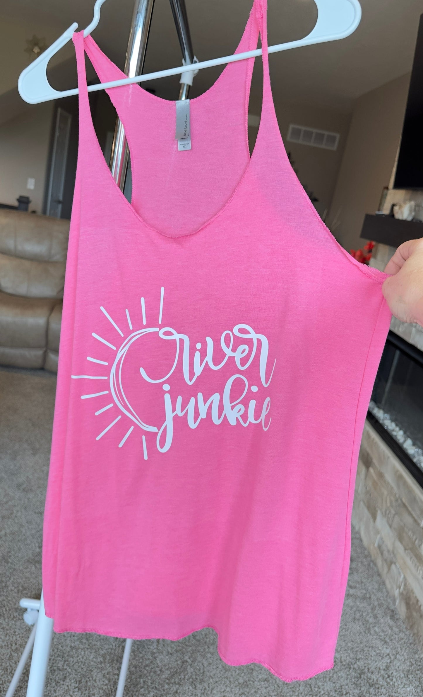 XX-Large | River Junkie | Pink | Tee & Tank Sale