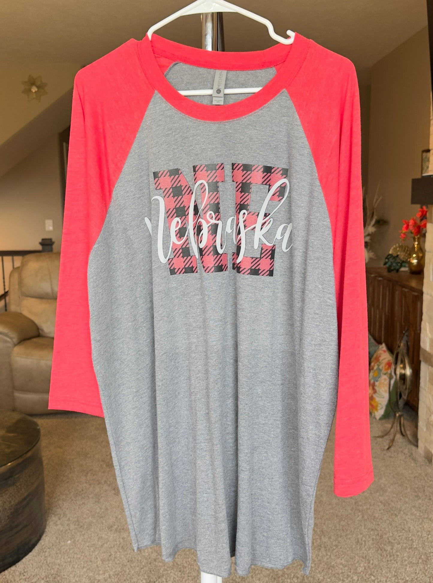 XX-Large | Nebraska | Red and Gray Heather | Tee & Tank Sale