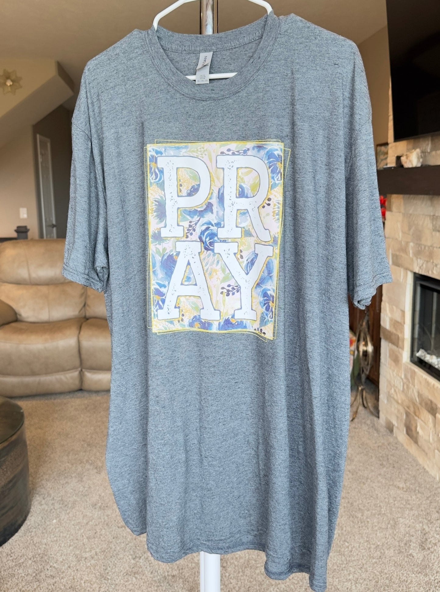 XX-Large | Pray | Dark Heather | Tee & Tank Sale
