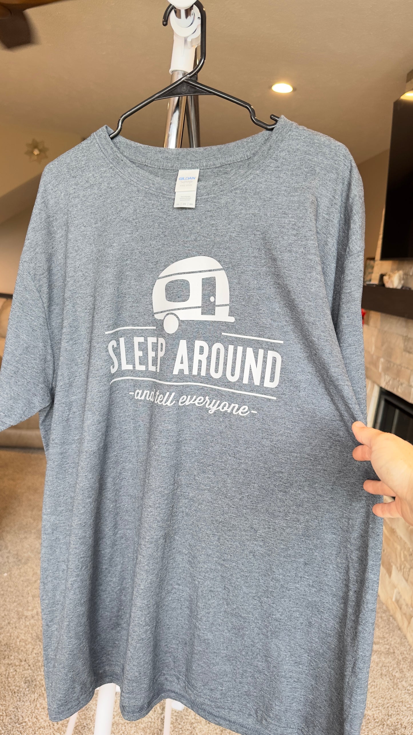 XX-Large | Sleep Around and Tell Everyone | Dark Heather | Tee & Tank Sale