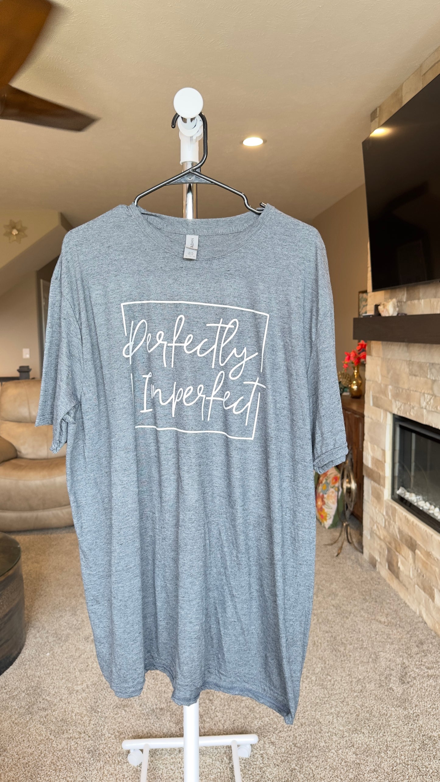 XX-Large | Perfectly Imperfect | Dark Heather | Tee & Tank Sale