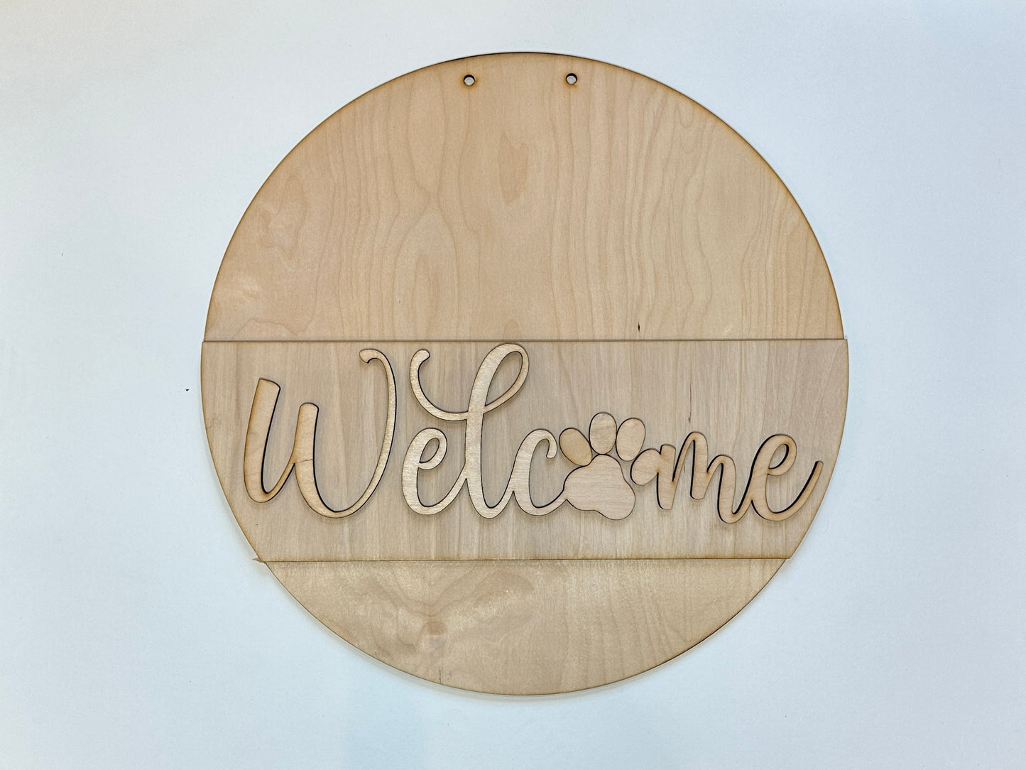 Pet Lover Welcome Door Hanger DIY Kit | Unfinished | Paint Your Own