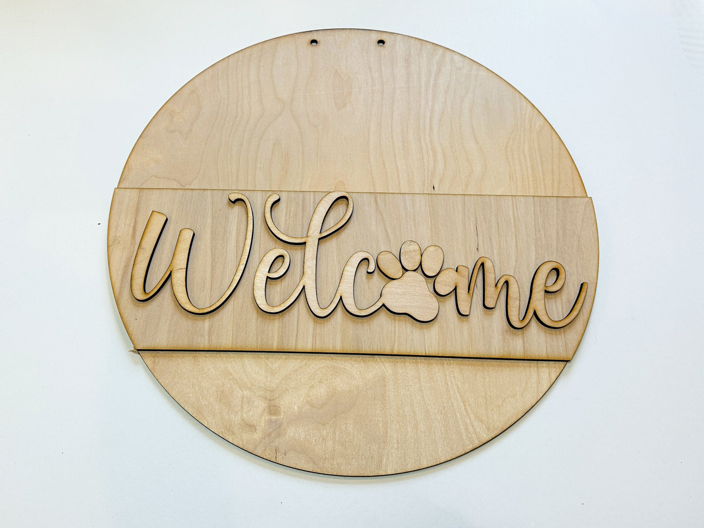 Pet Lover Welcome Door Hanger DIY Kit | Unfinished | Paint Your Own