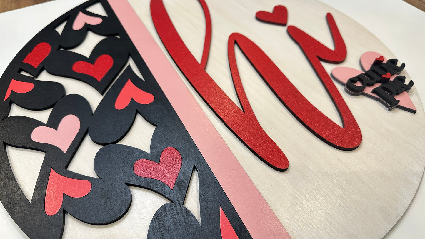 Hi Cutie Pie | Valentine’s Door Hanger