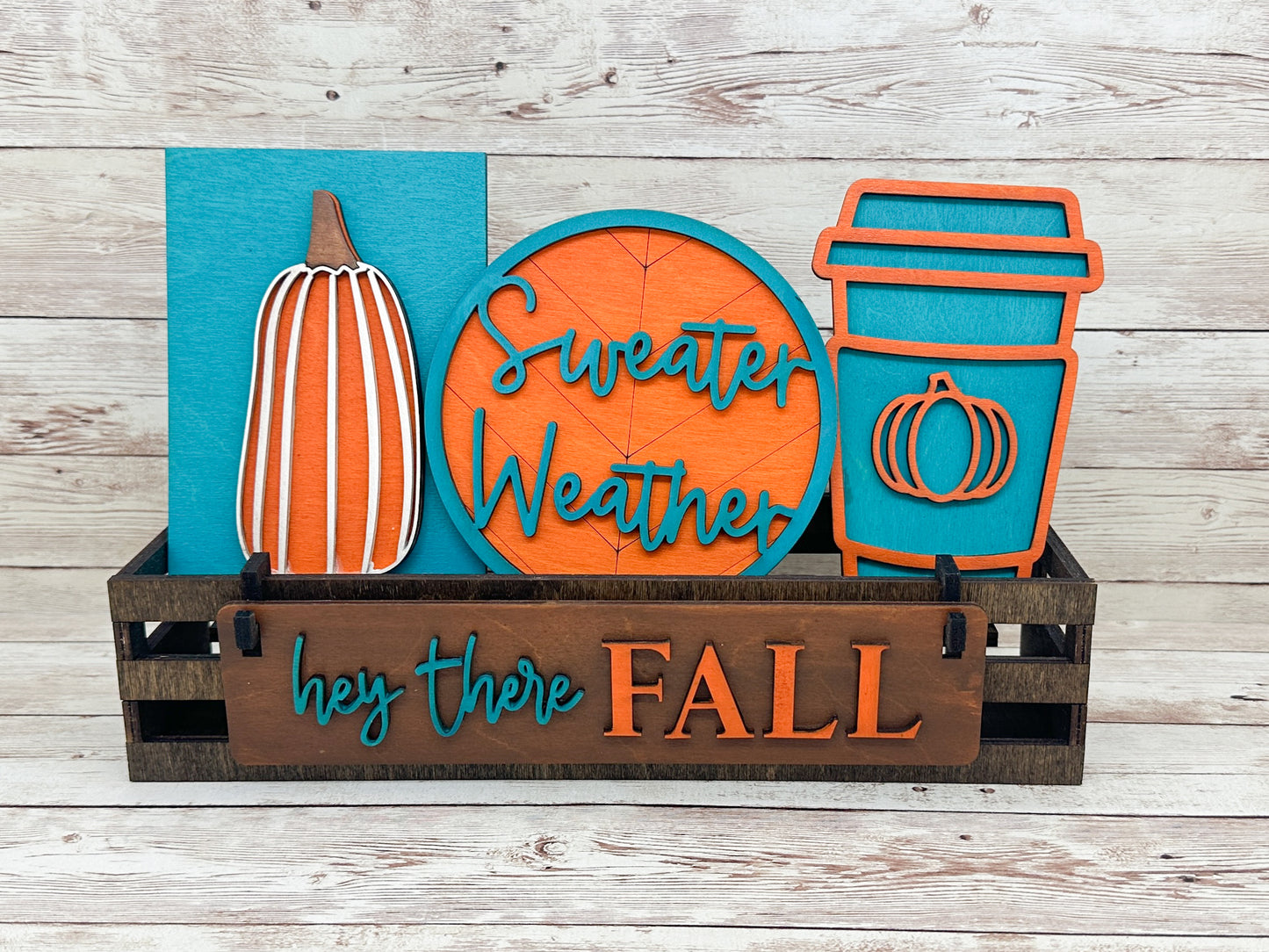 Hey There Fall Shelf Sitter Insert | Interchangeable Add On