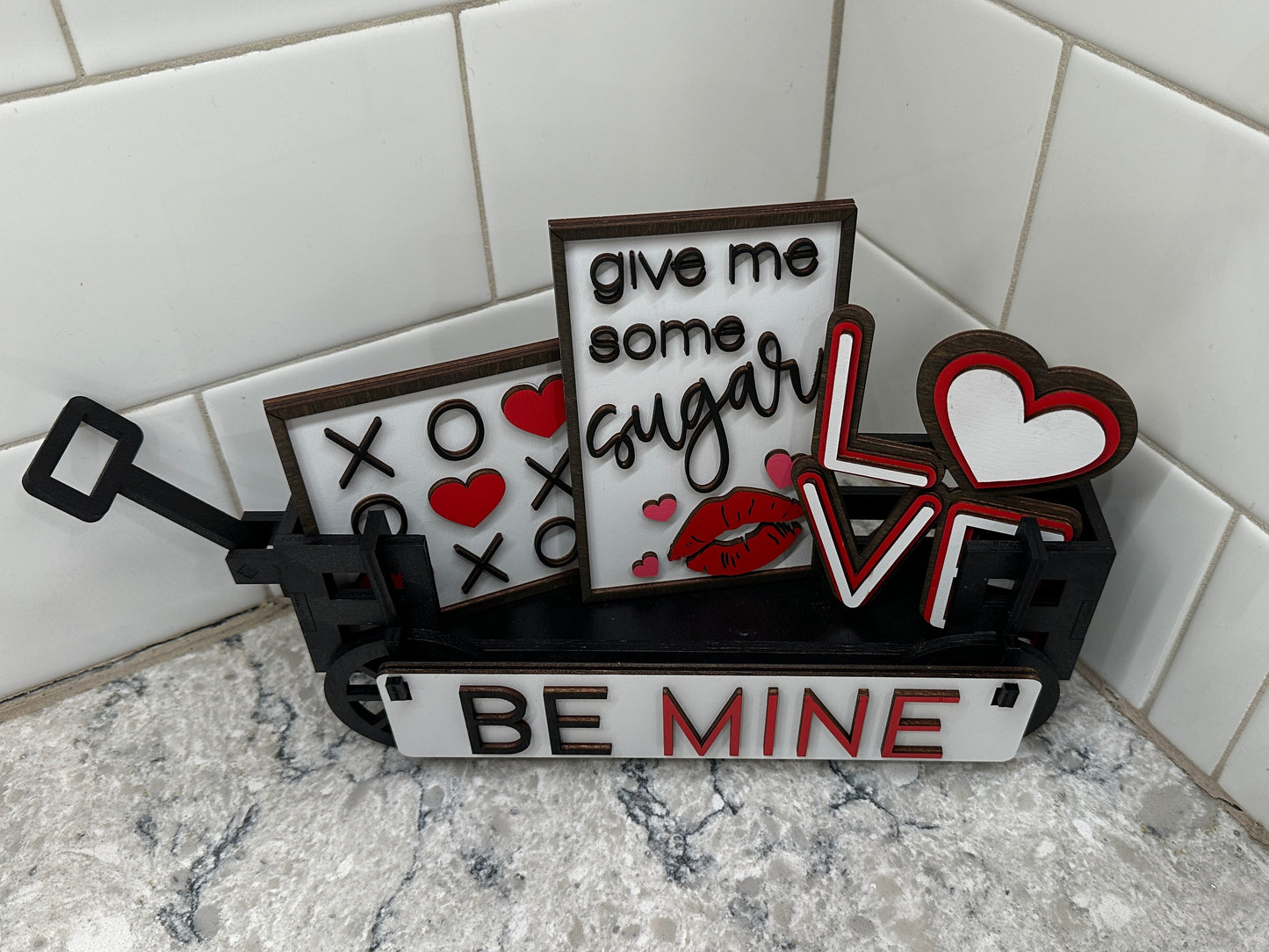 Valentine's Day | Be Mine | Shelf Sitter Insert | Interchangeable Add On