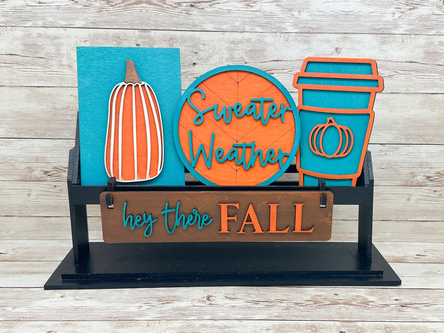 Hey There Fall Shelf Sitter Insert | Interchangeable Add On