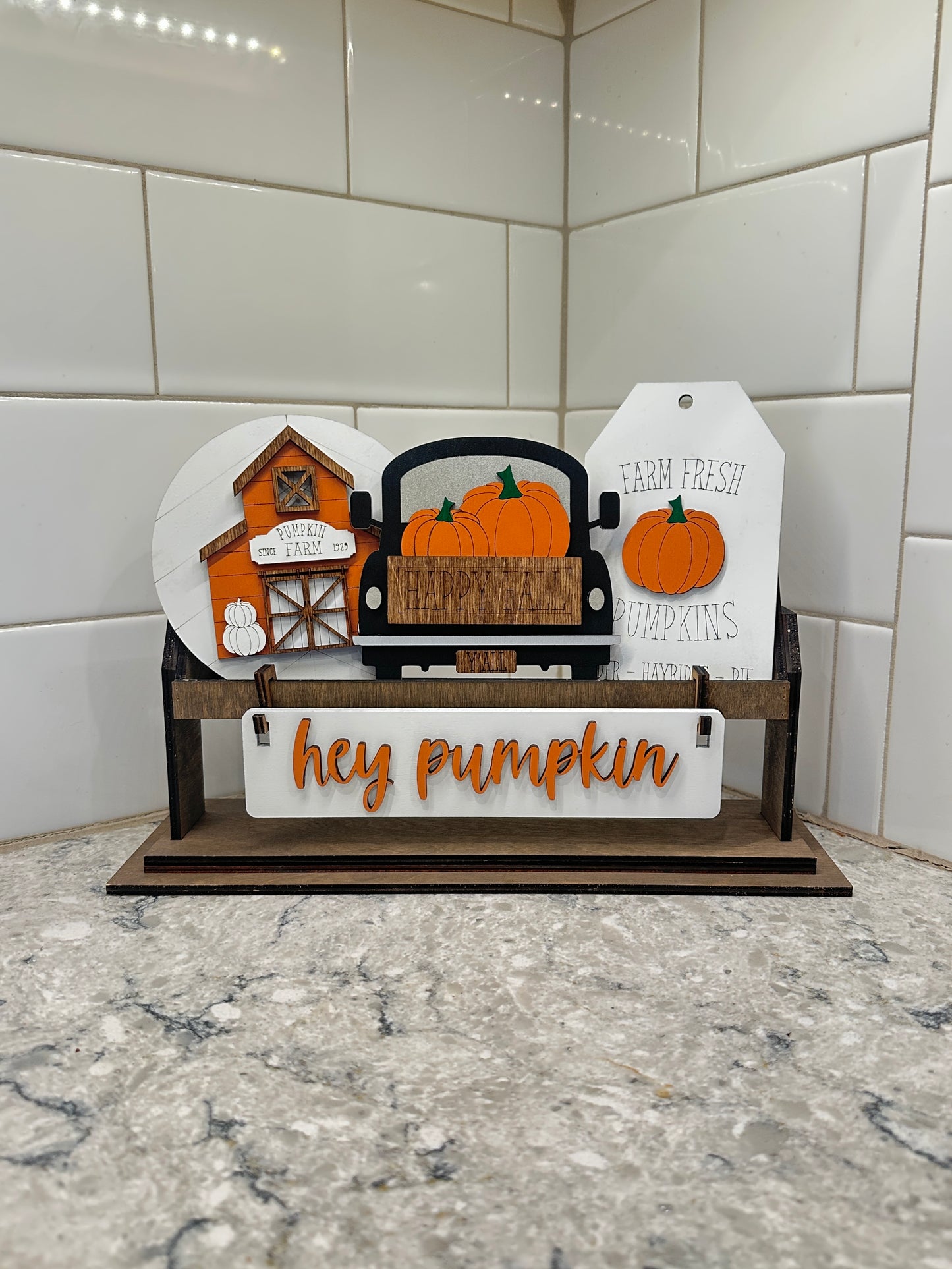 Hey Pumpkin | Shelf Sitter Insert | Interchangeable Add On