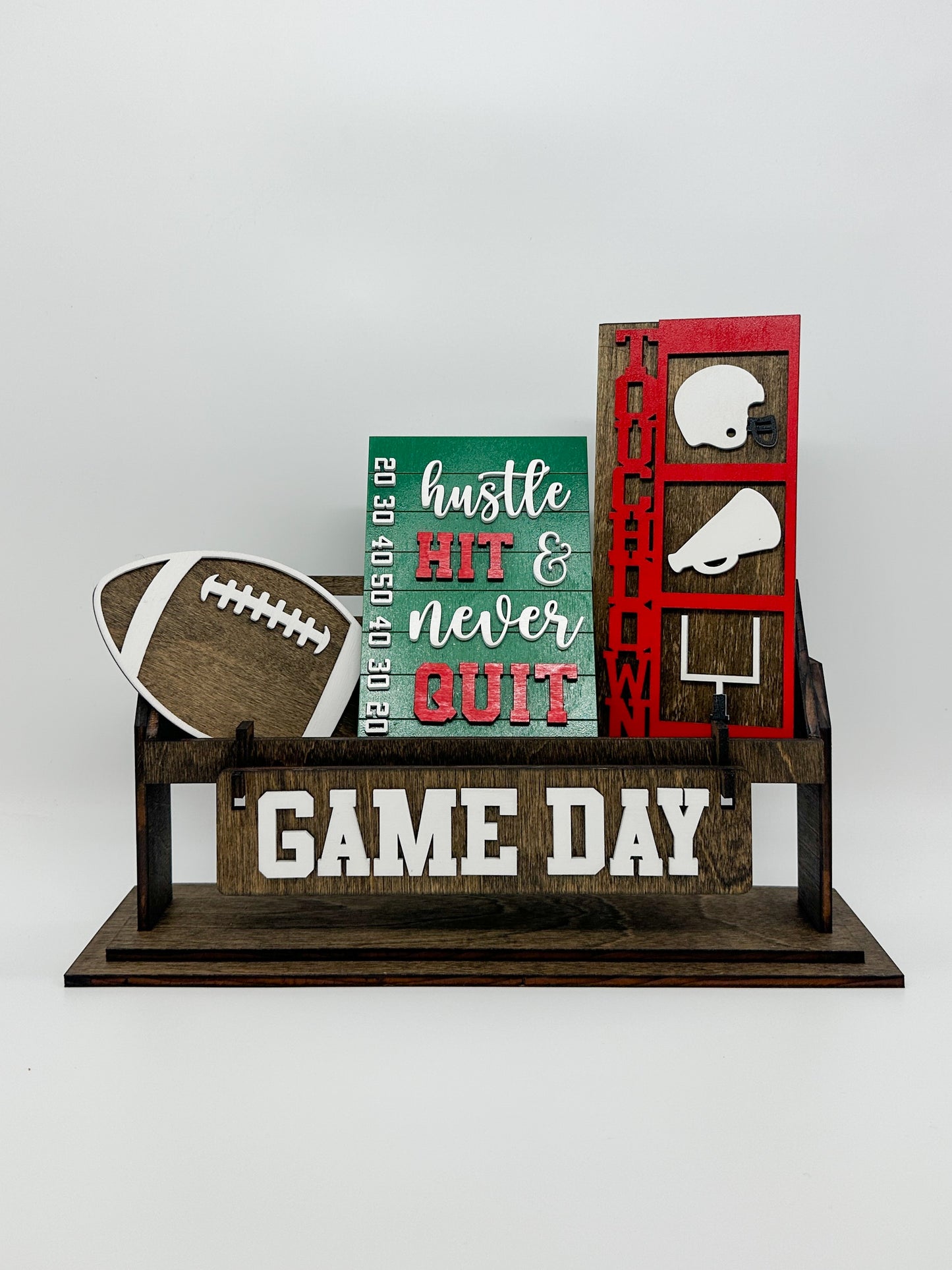 Football | Game Day Shelf Sitter Insert | Interchangeable Add On