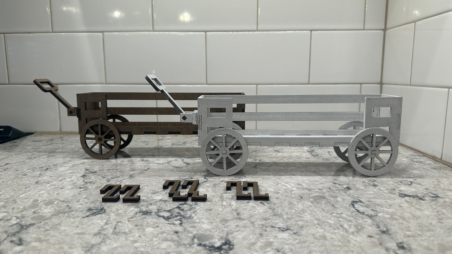 Interchangeable Wagon (NEW Open Front) Shelf Sitter Base