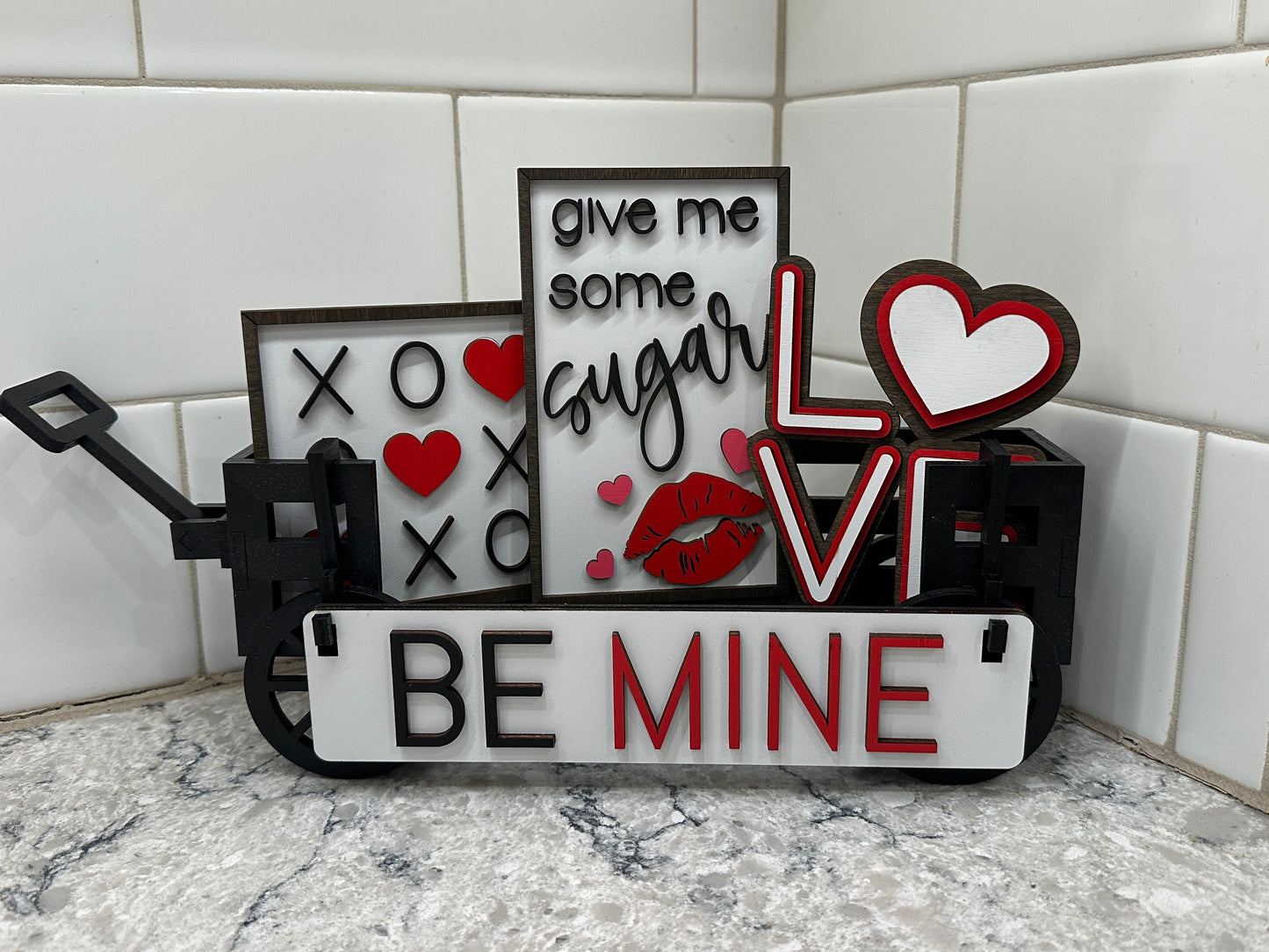 Valentine's Day | Be Mine | Shelf Sitter Insert | Interchangeable Add On