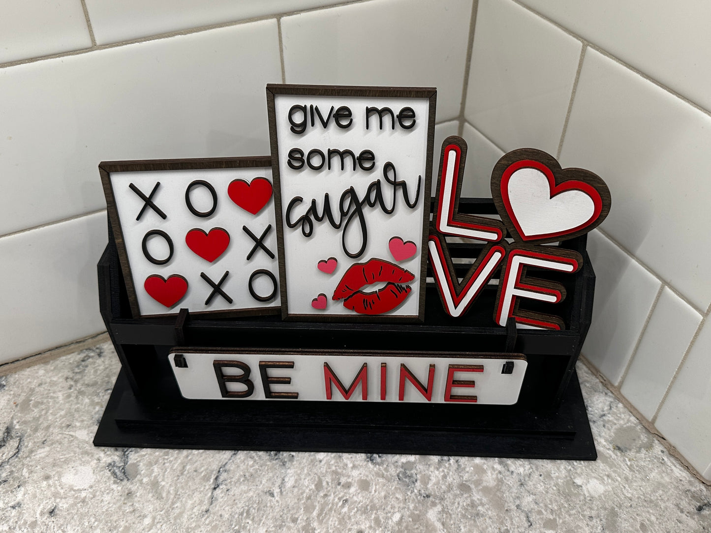 Valentine's Day | Be Mine | Shelf Sitter Insert | Interchangeable Add On