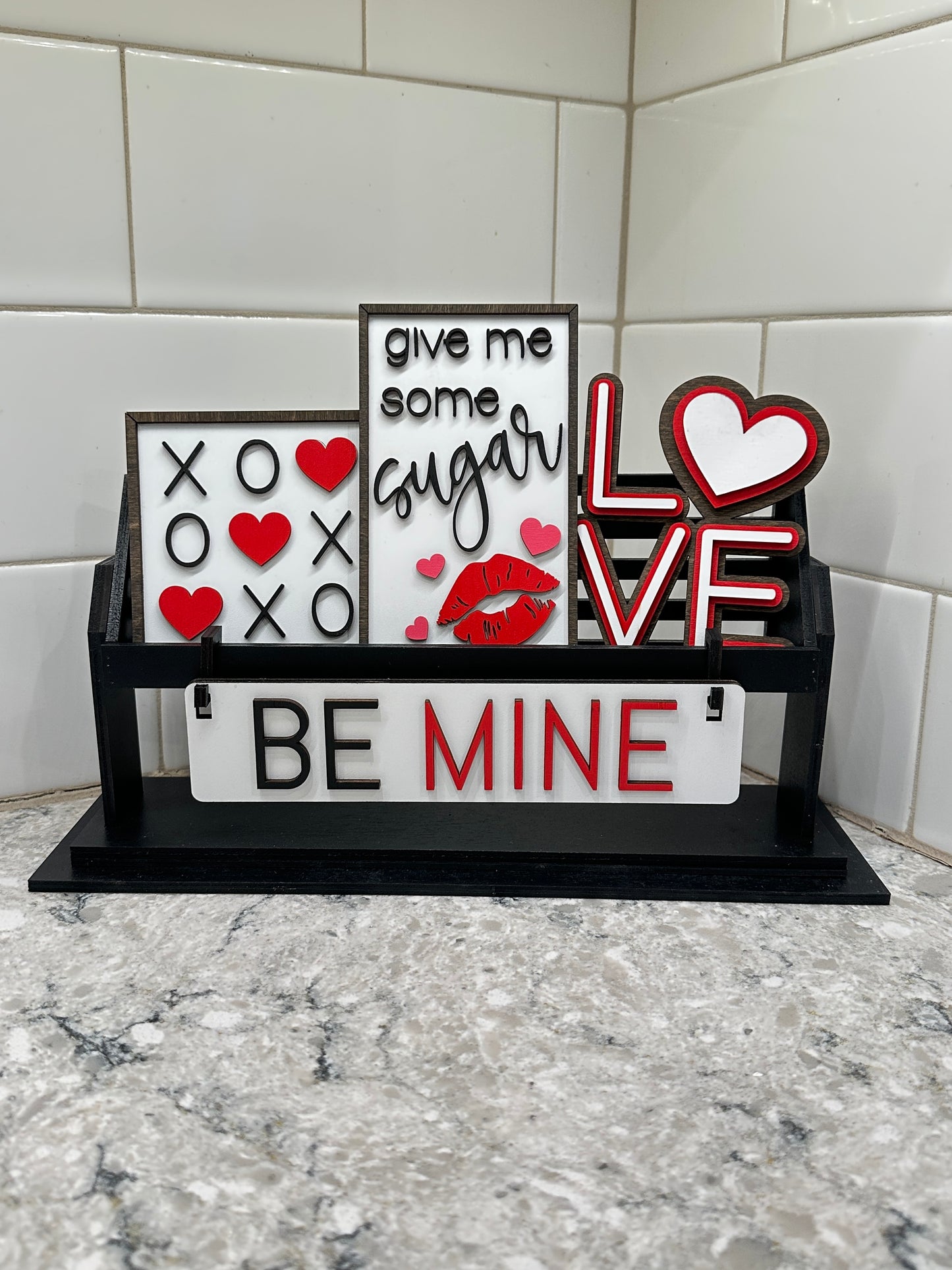 Valentine's Day | Be Mine | Shelf Sitter Insert | Interchangeable Add On