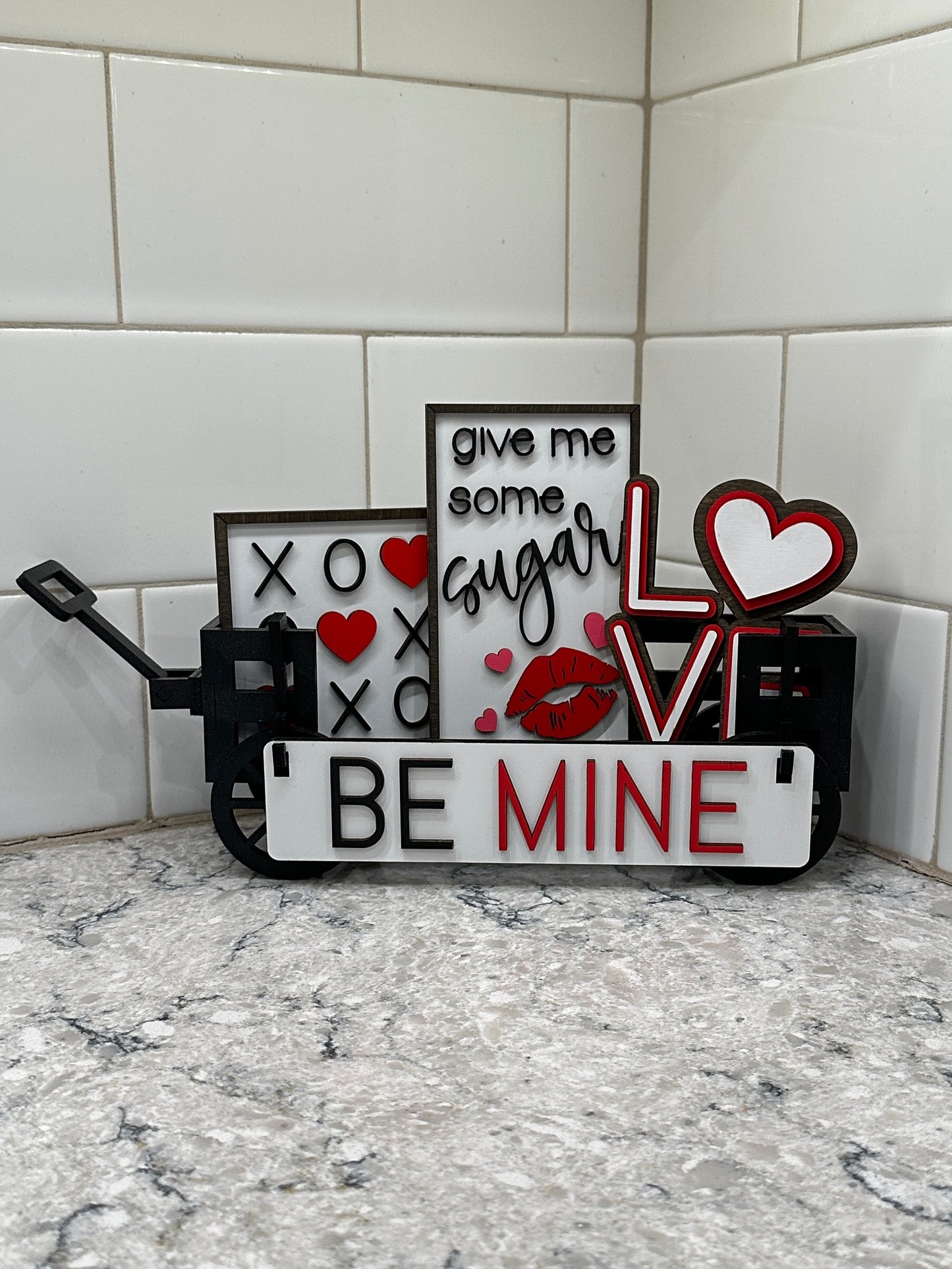 Valentine's Day | Be Mine | Shelf Sitter Insert | Interchangeable Add On