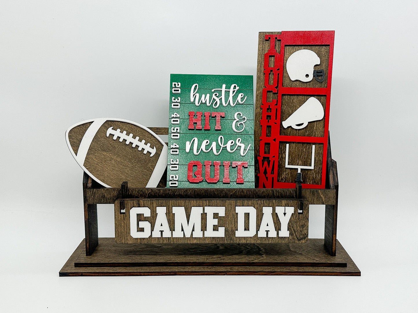 Football | Game Day Shelf Sitter Insert | Interchangeable Add On