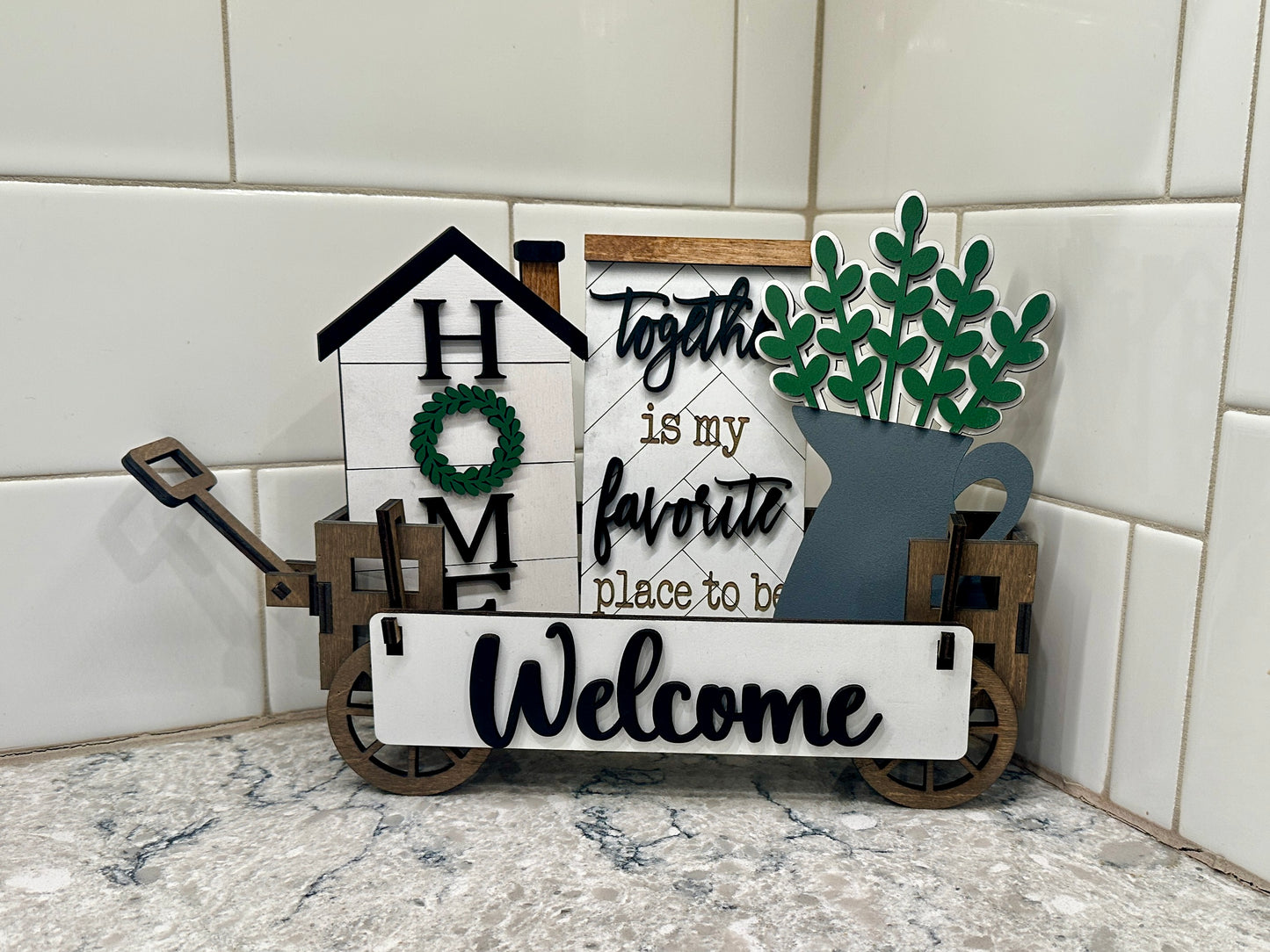 Welcome Home Shelf Sitter Insert | Interchangeable Add On