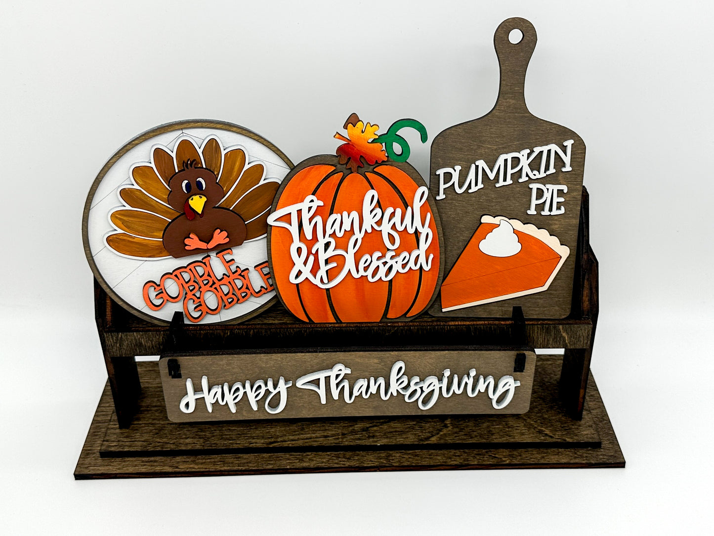 Happy Thanksgiving | Shelf Sitter Insert | Interchangeable Add On