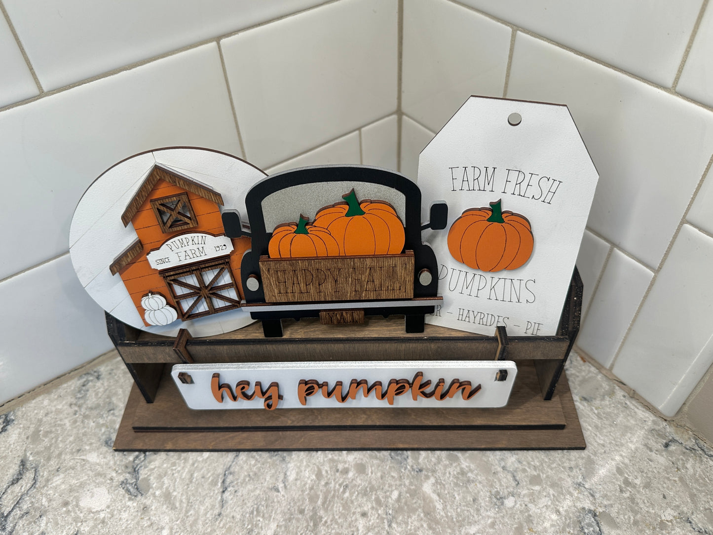 Hey Pumpkin | Shelf Sitter Insert | Interchangeable Add On