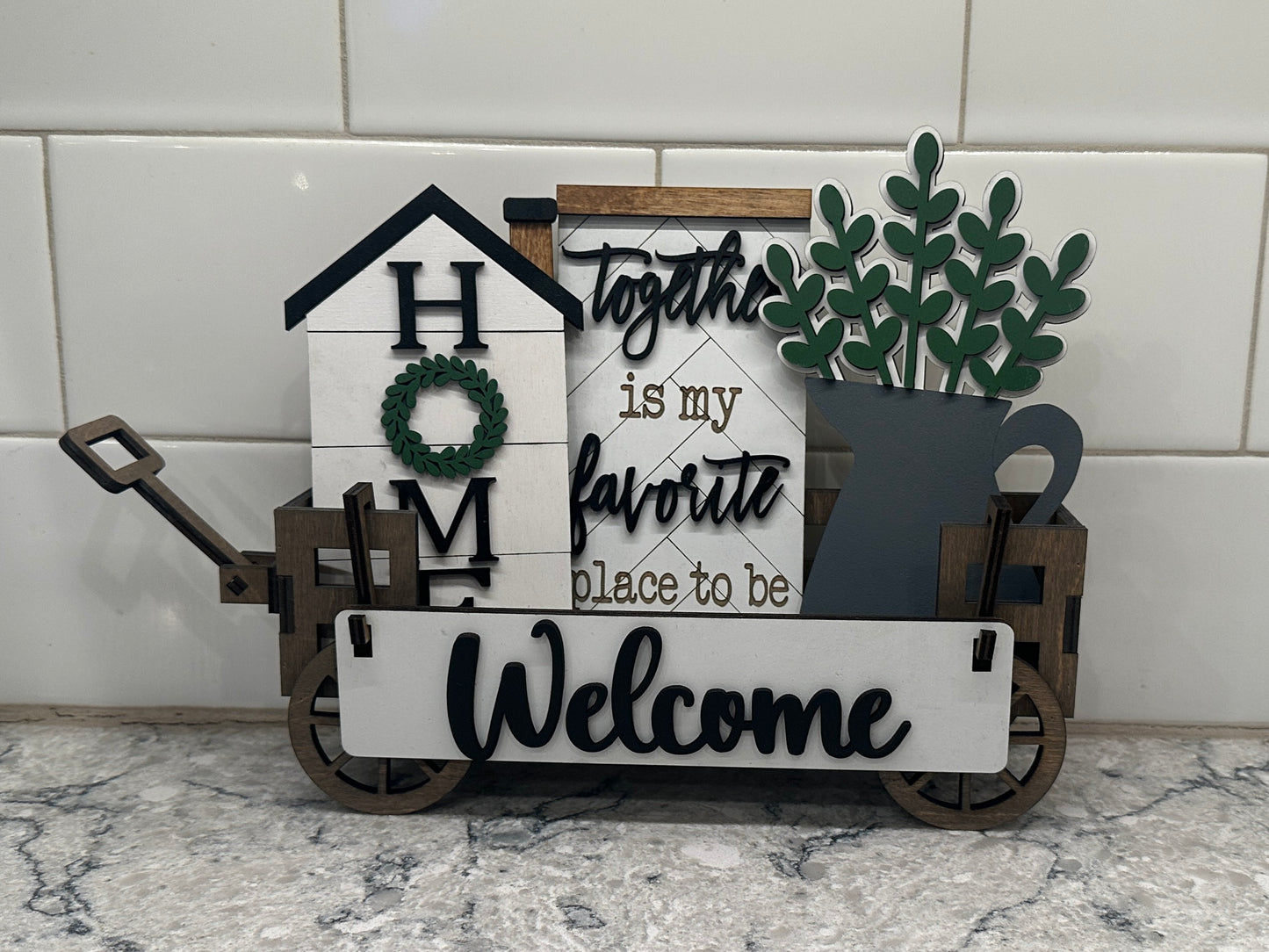 Welcome Home Shelf Sitter Insert | Interchangeable Add On