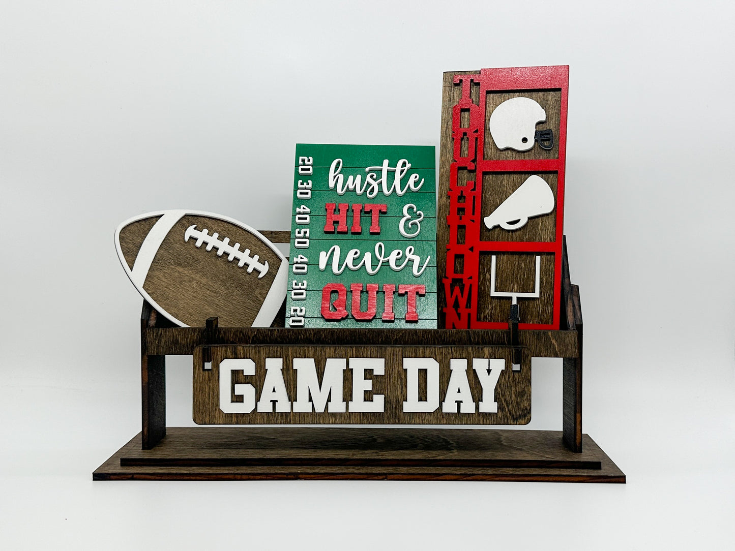 Football | Game Day Shelf Sitter Insert | Interchangeable Add On