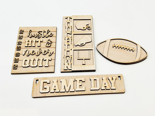 Football | Game Day | Shelf Sitter DIY Kit | Unfinished Paint Your Own