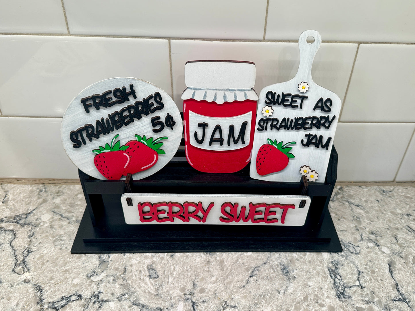 Strawberry Shelf Sitter Insert | Interchangeable Add On