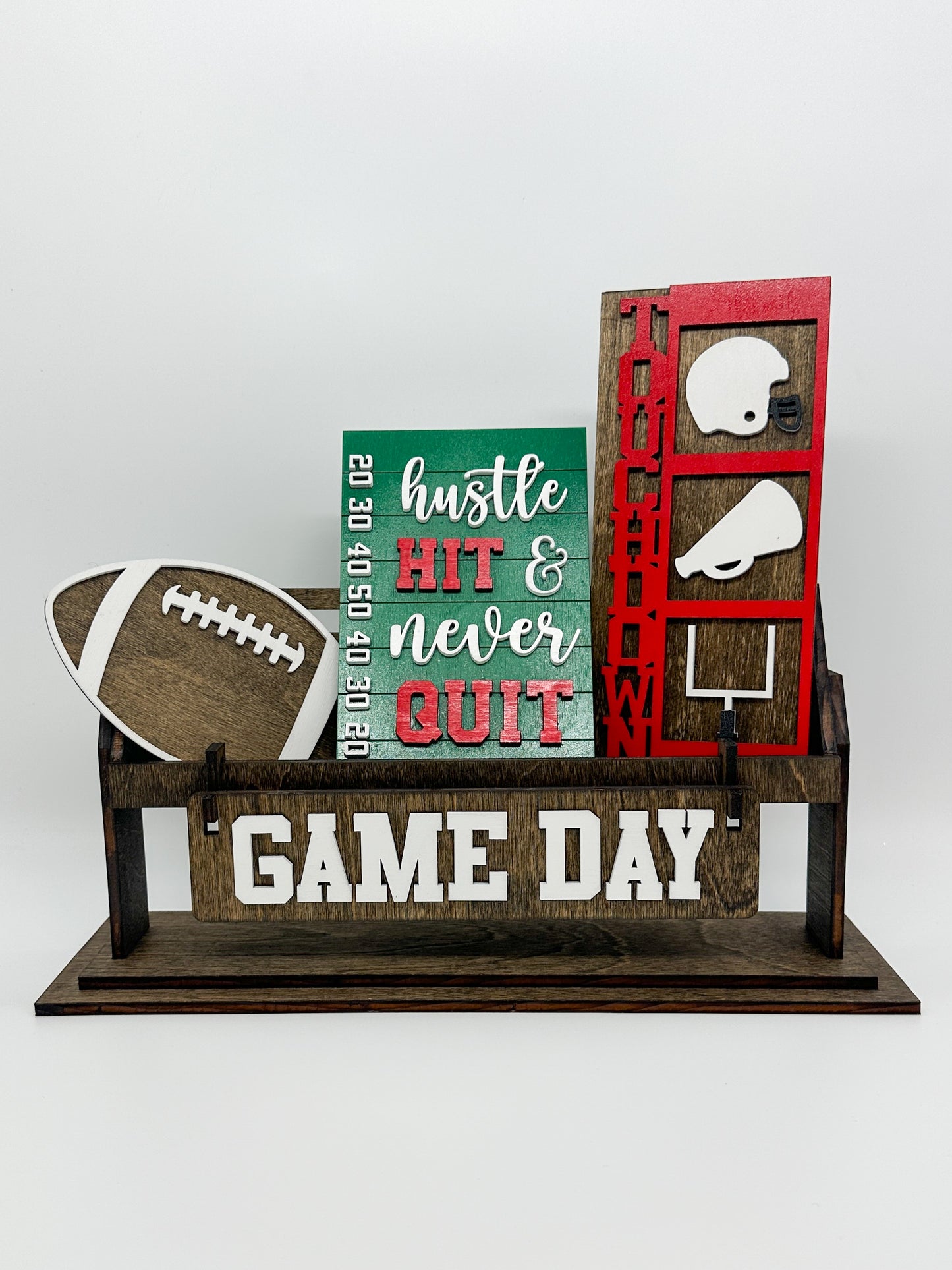 Football | Game Day Shelf Sitter Insert | Interchangeable Add On