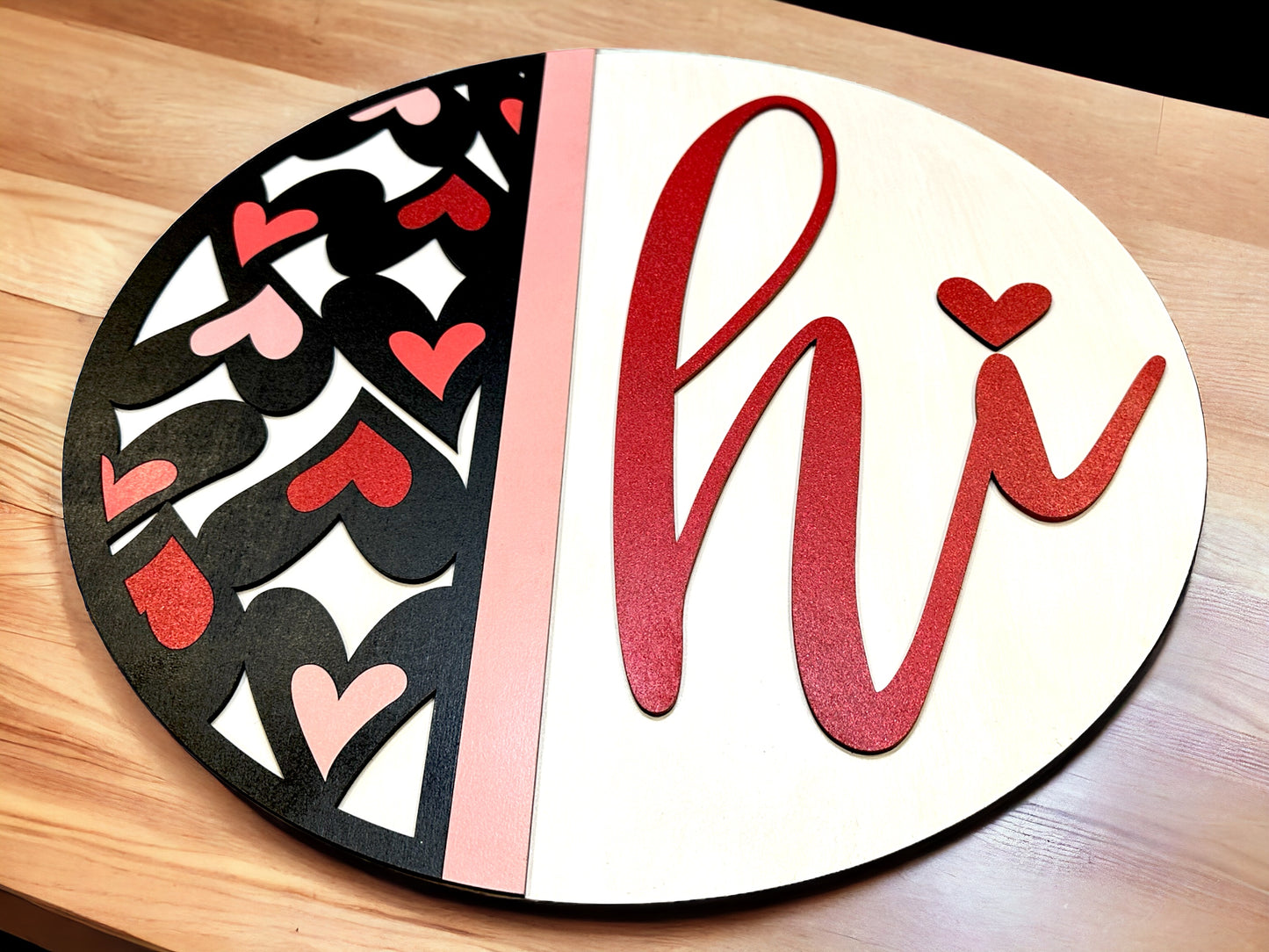 Hi | Valentine’s Door Hanger