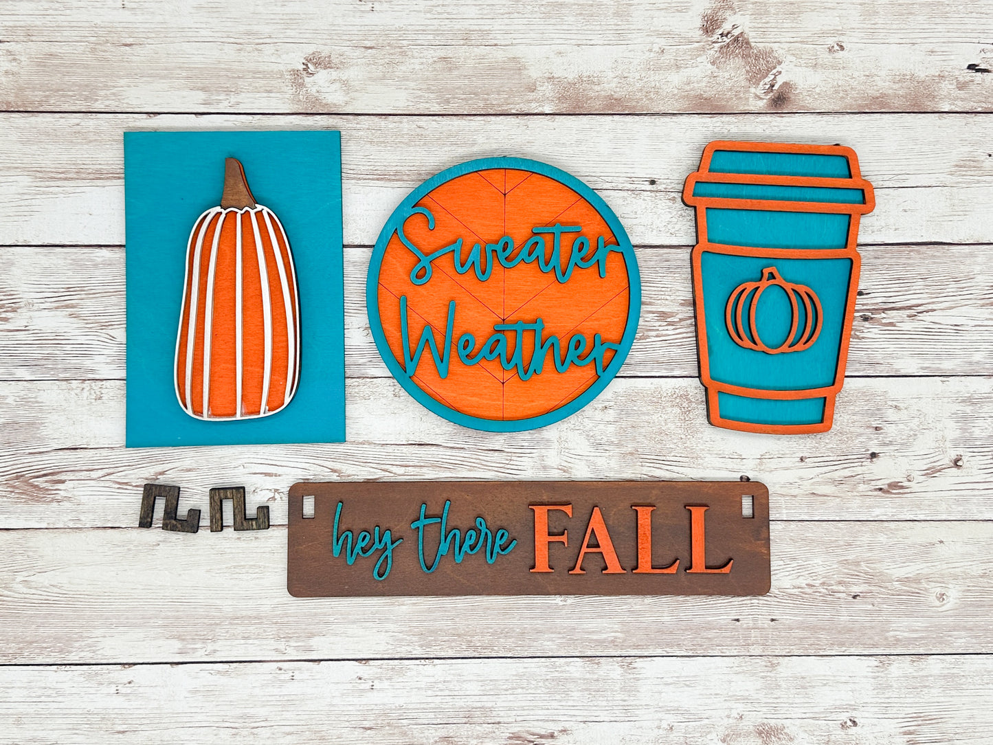 Hey There Fall Shelf Sitter Insert | Interchangeable Add On
