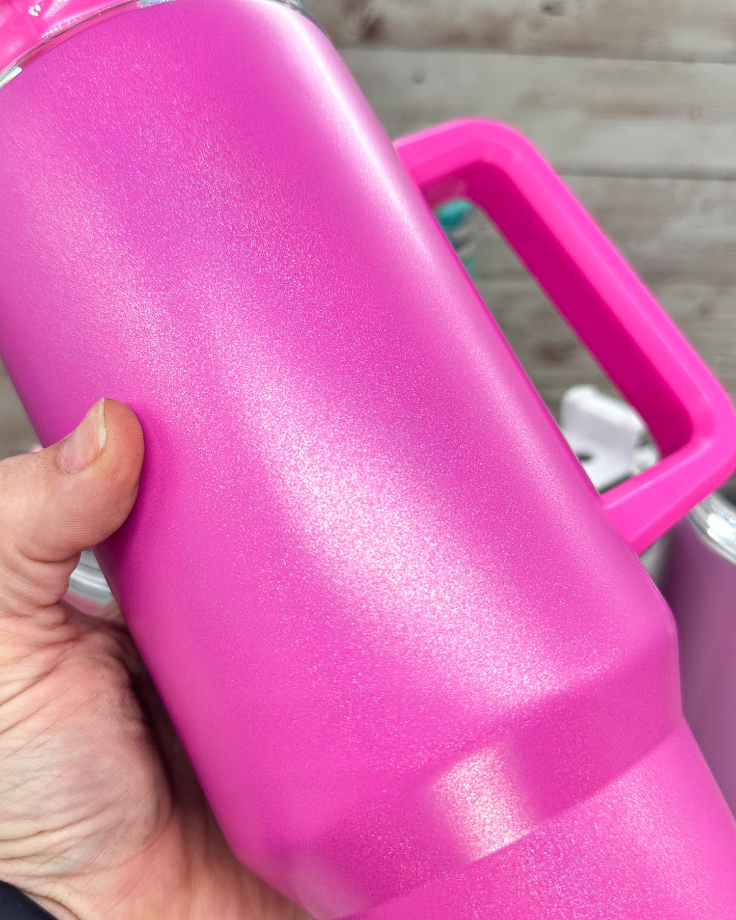40oz Shimmer Handle Tumbler