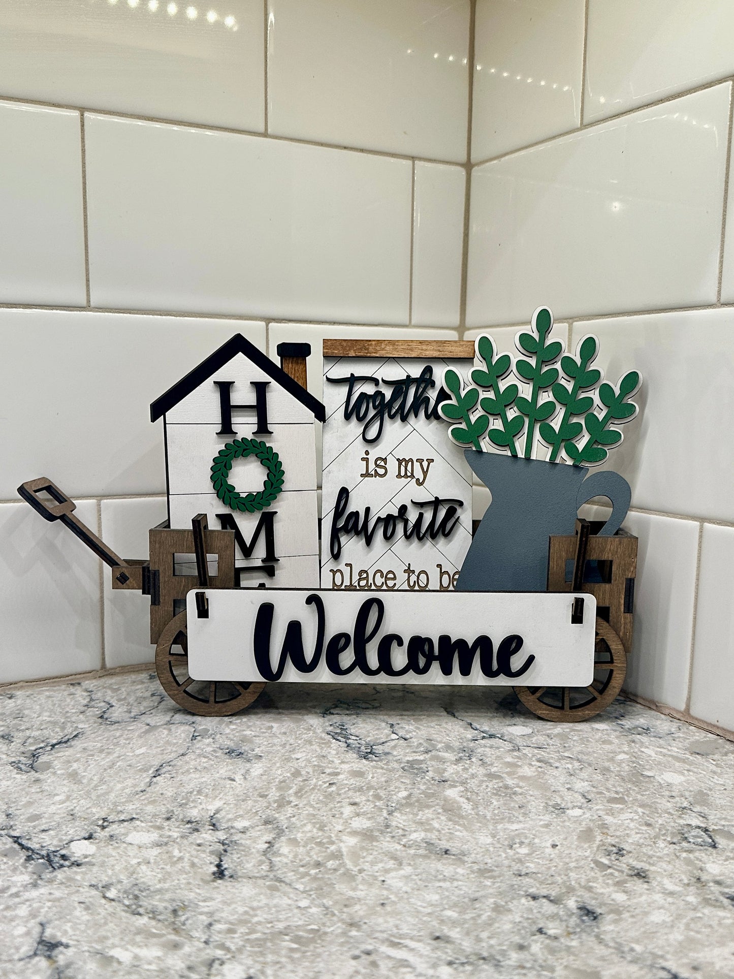 Welcome Home Shelf Sitter Insert | Interchangeable Add On