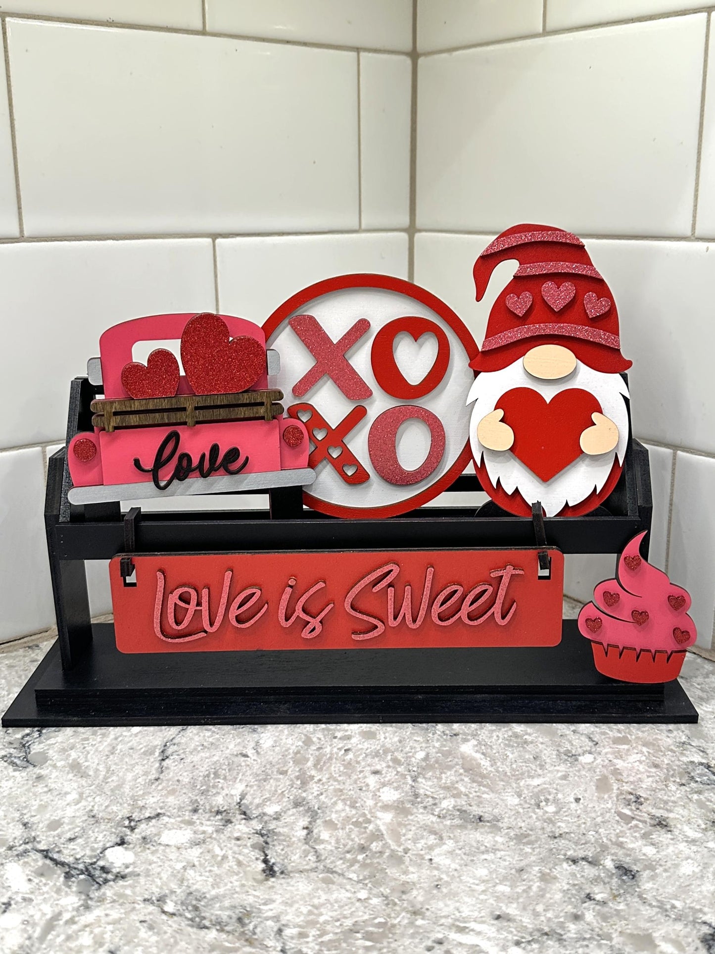 Valentine's Day | Love is Sweet | Shelf Sitter Insert | Interchangeable Add On