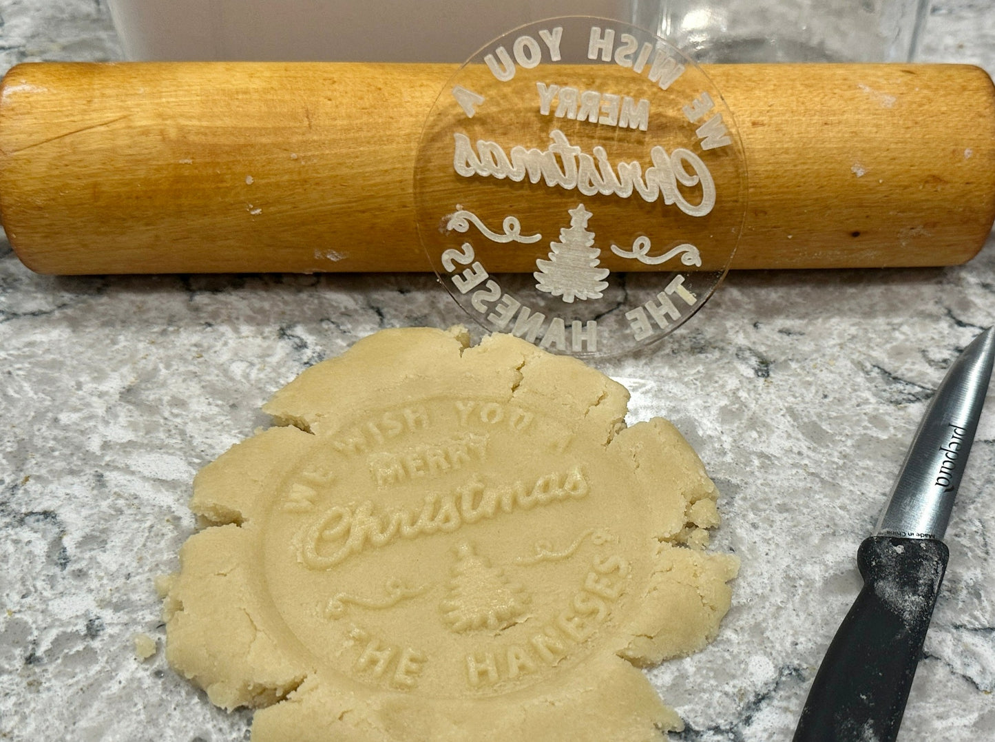 Personalized Christmas Cookie Stamp