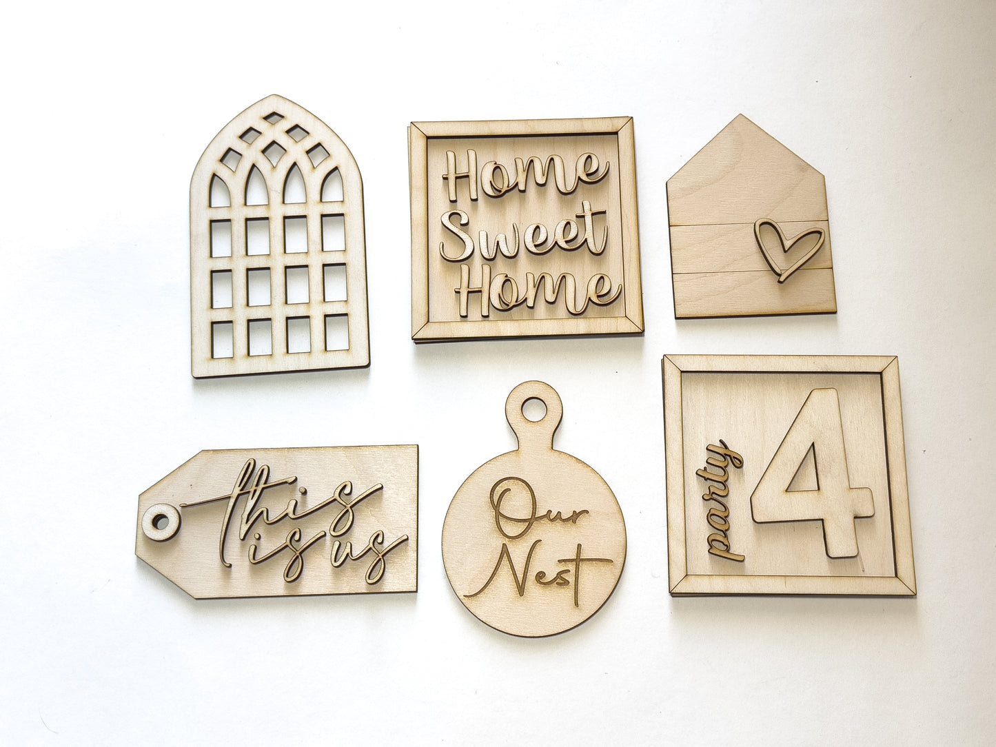 This is Us Tiered Tray DIY Kit | Unfinished Paint Your Own