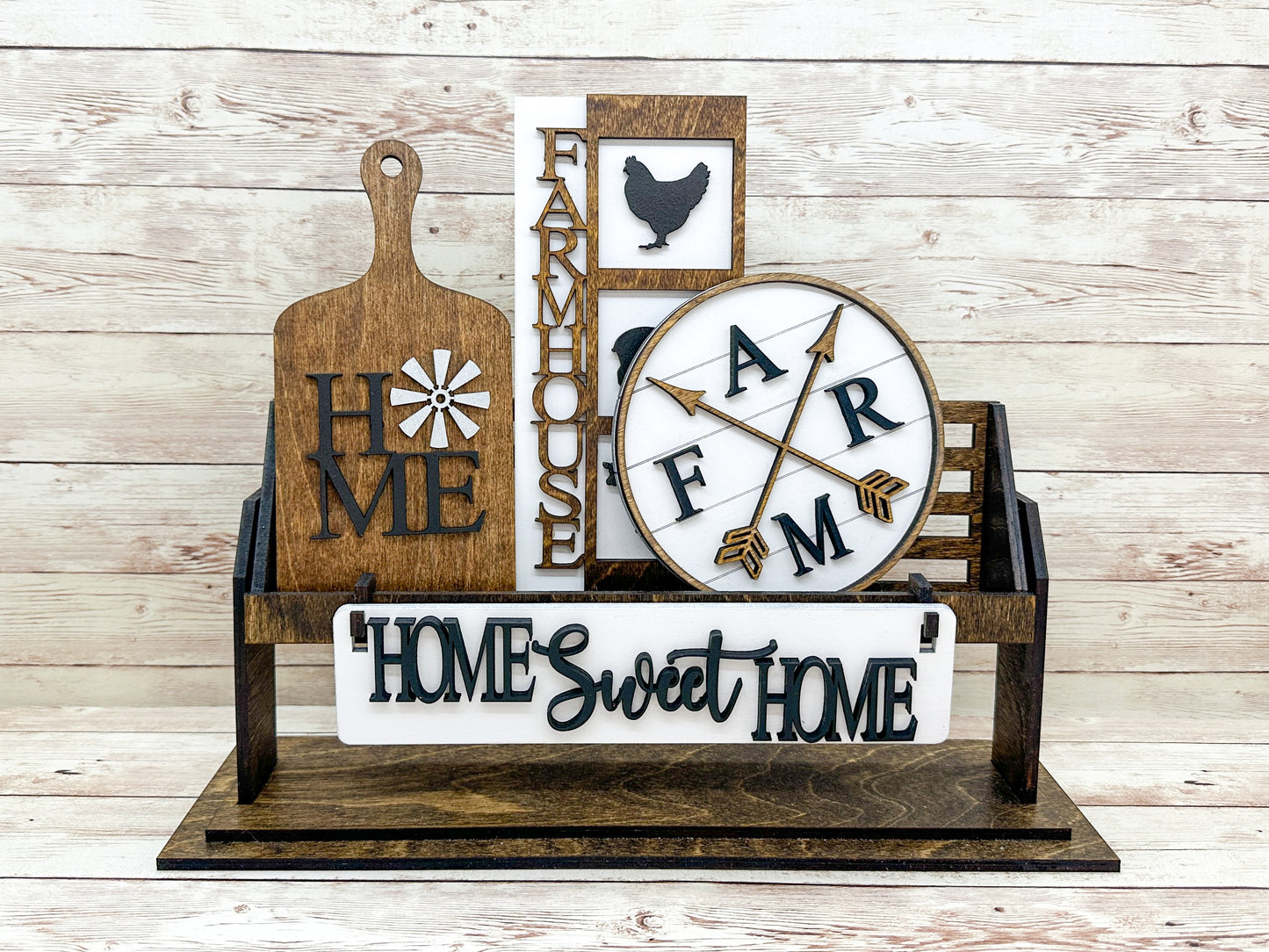 Farmhouse Shelf Sitter Insert | Interchangeable Add On