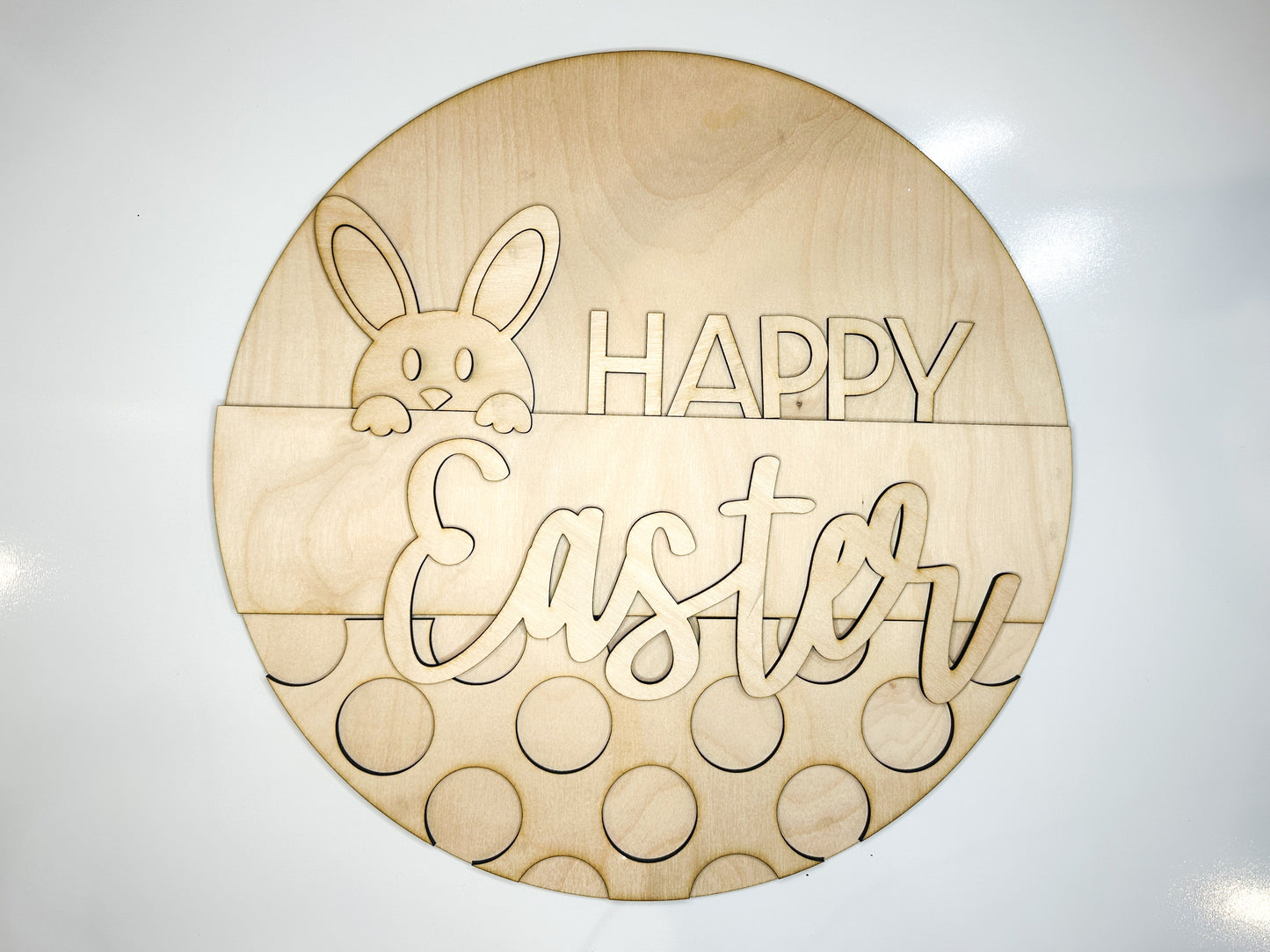 Happy Easter Door Hanger DIY Kit | Unfinished | Paint Your Own