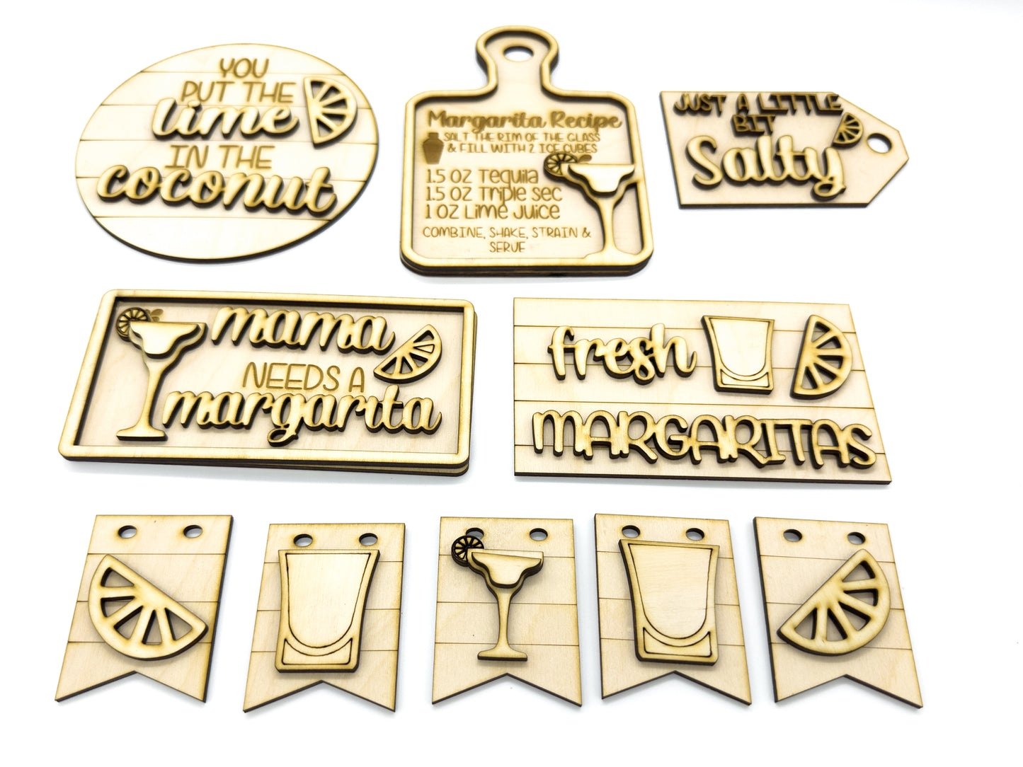 Margarita Tiered Tray DIY Kit | Unfinished Paint Your Own