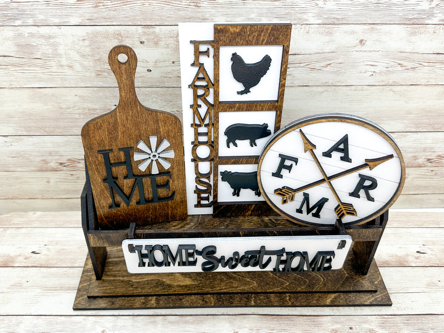 Farmhouse Shelf Sitter Insert | Interchangeable Add On