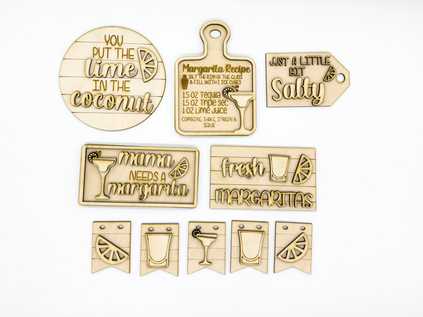 Margarita Tiered Tray DIY Kit | Unfinished Paint Your Own