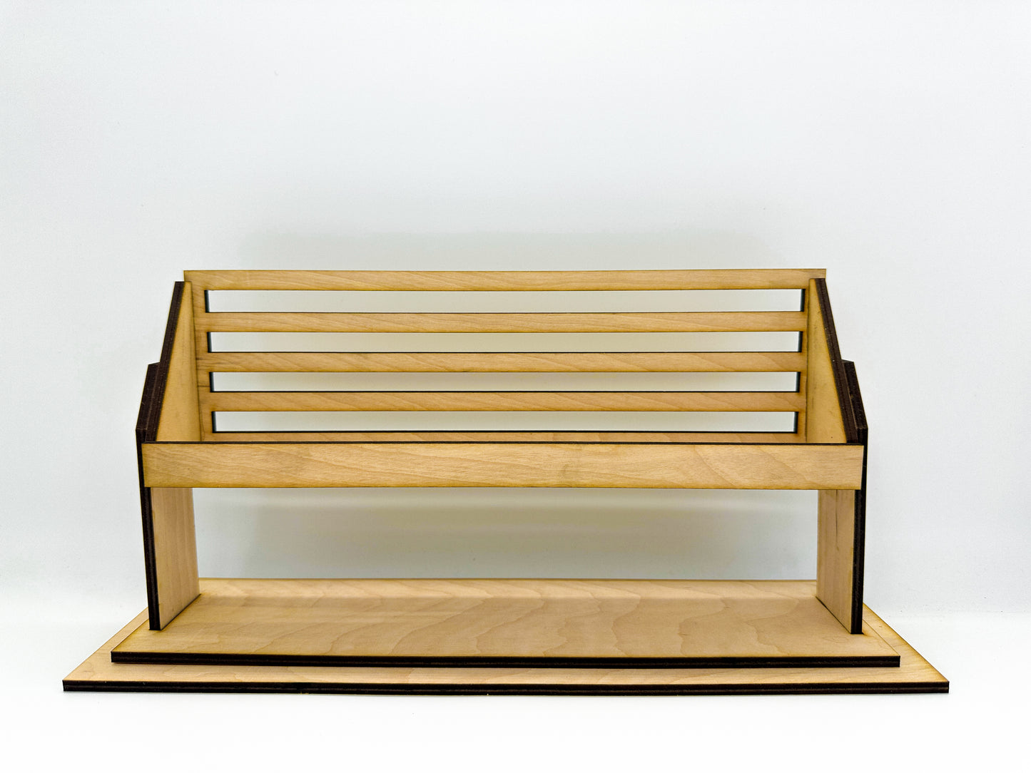Bench Shelf Sitter Base Riser DIY Kit | Unfinished Paint Your Own