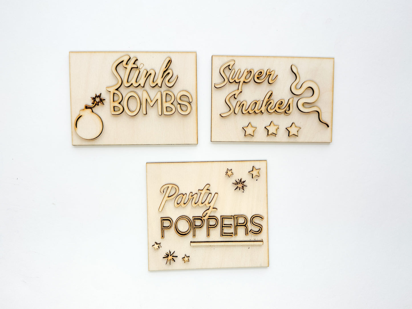 Fireworks | Tiered Tray DIY Kit | Unfinished Paint Your Own